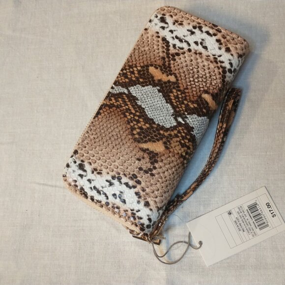 a new day Handbags - Women's Snake Print Double Zip Wallet - A New Day